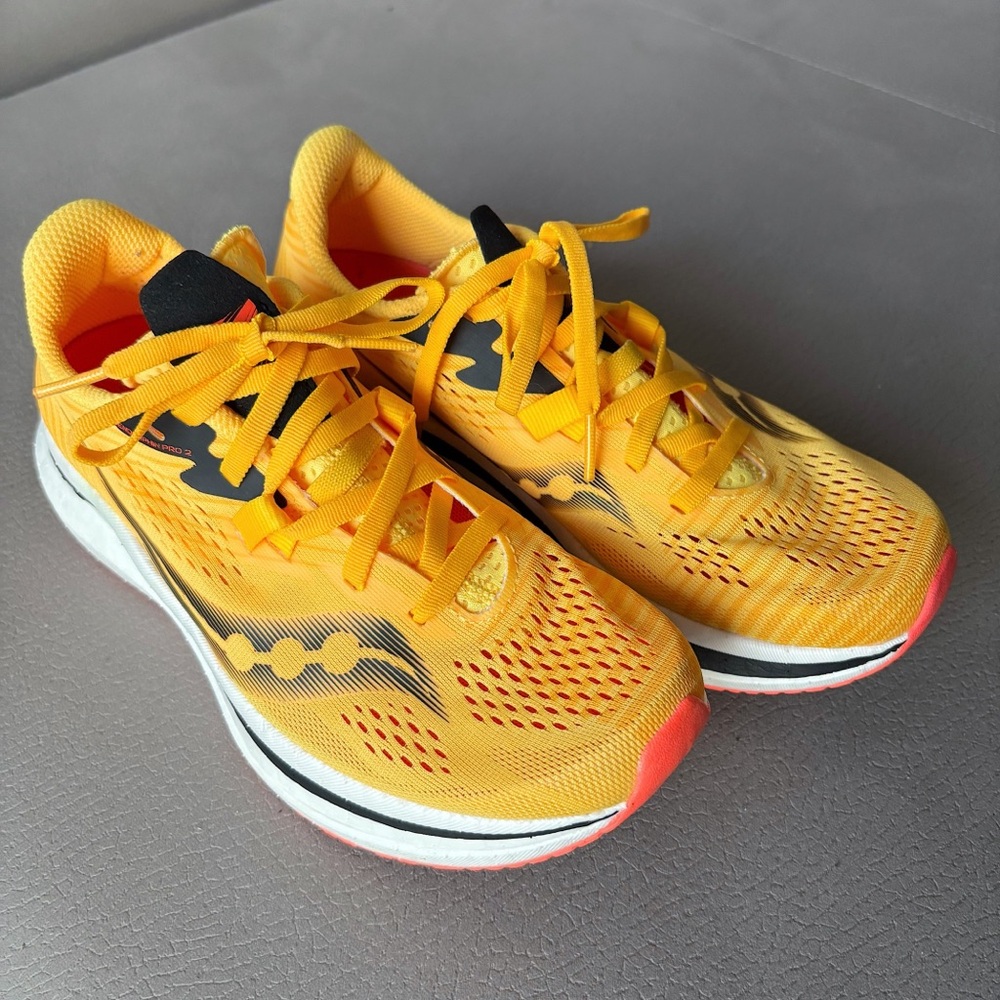 Saucony Endorphin Speed 2 Vibrant Yellow Sneakers
